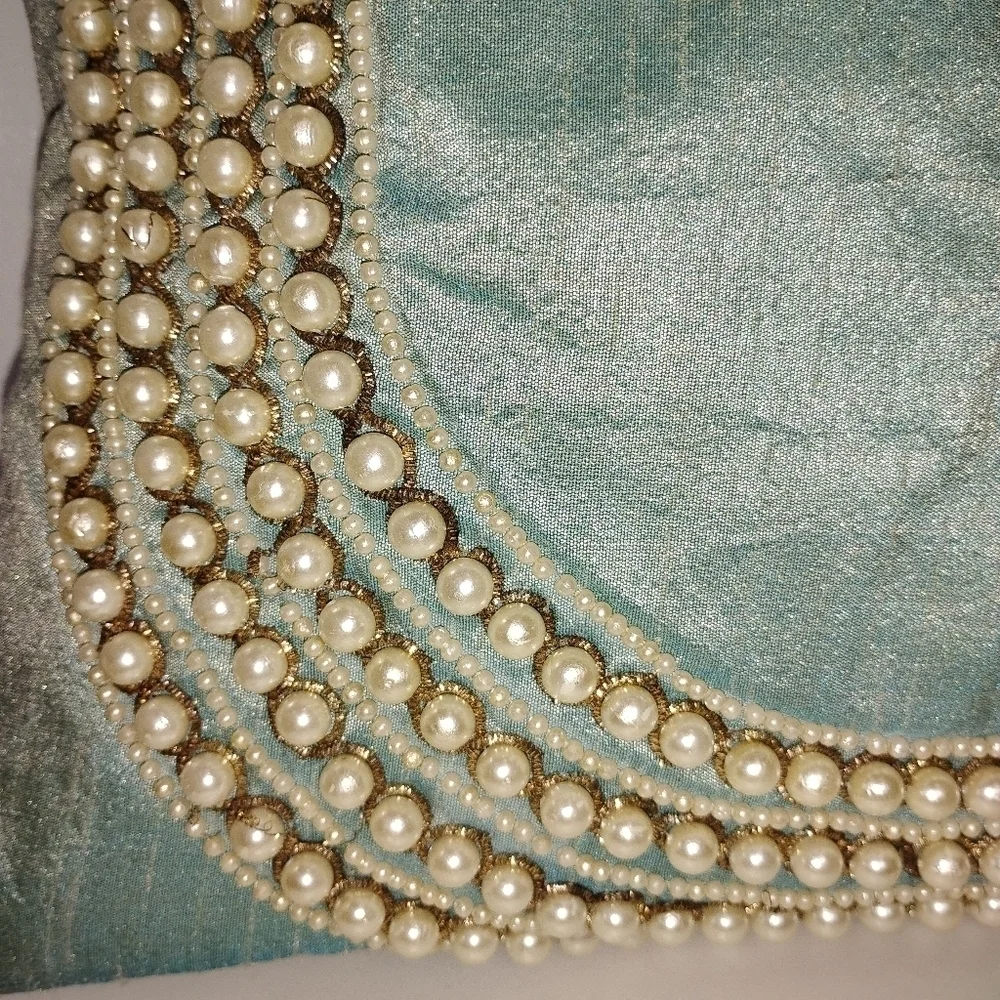 RAW SILK DOWN ACCENT PILLOW